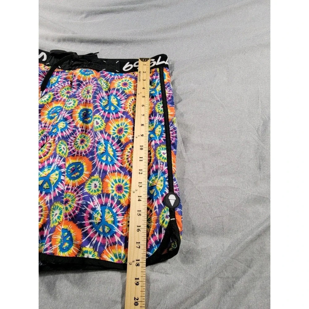 69 Slam Board‎ Shorts 34x8 70's Peace Sign, Hippie, Swim, Beach, Surf, Pool